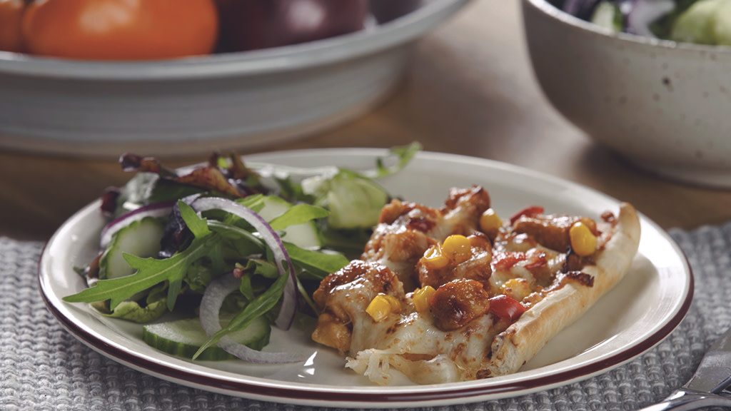 BBQ Pizza Traybake | Vegan & Vegetarian Recipes | Quorn