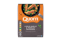 Meat Free Wild Garlic and Parsley Sausage Crostini Recipe | Quorn