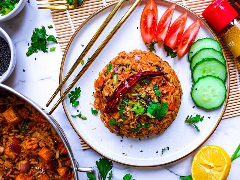 Vegan Nasi Goreng Recipe With Meat-Free Quorn Pieces