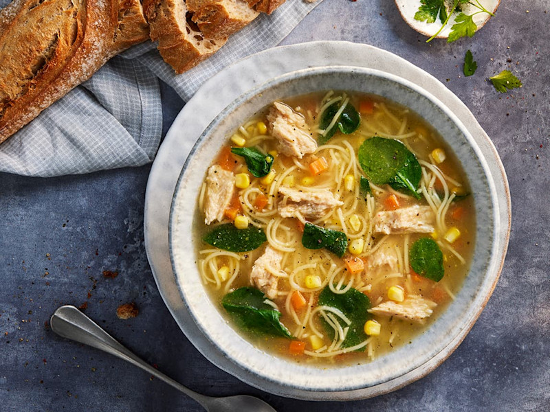 Homemade Chicken Noodle Soup Quorn