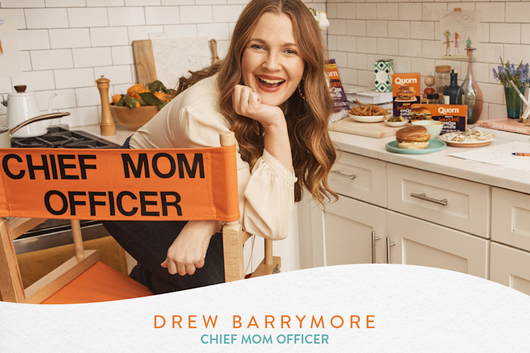 Welcome Drew Barrymore our first-ever Chief Mom Officer