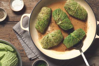 Vegetarische Wirsingrouladen
