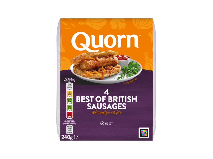 meat free quorn best of british sausages