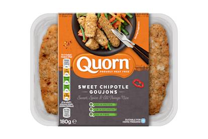 meat free quorn sweet chipotle goujons