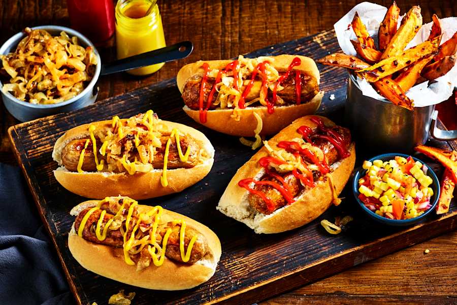 Meat-Free Bonfire Bangers Recipe With Vegetarian Quorn Sausages
