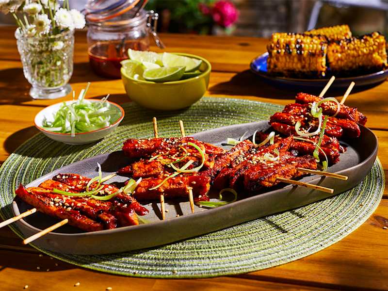 Korean BBQ Skewers | Meat Free Recipes | Quorn
