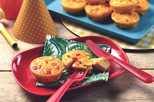 quorn pieces mini crustless quiches vegetarian recipe