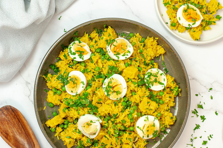 Vegetarian Kedgeree with Quorn Vegetarian Fillets | Quorn