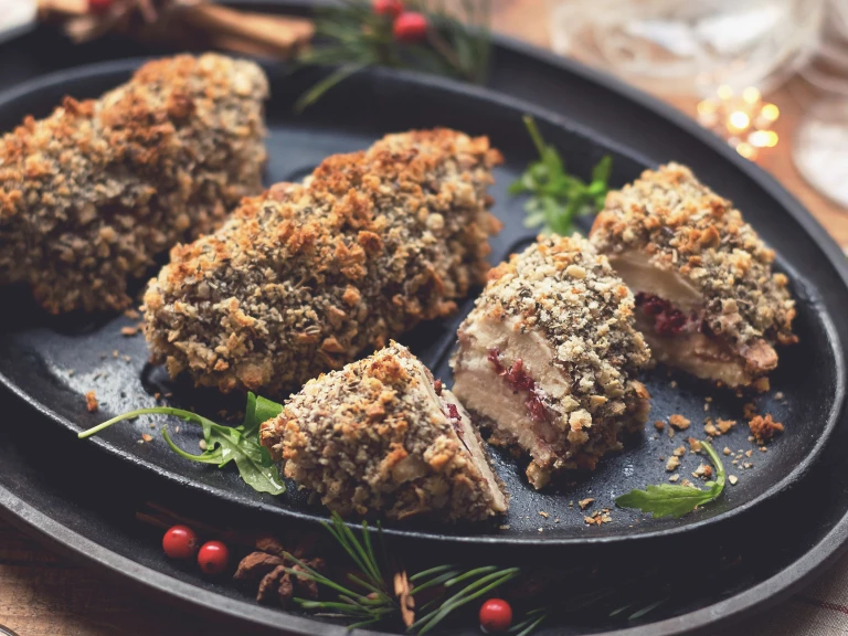 quorn fillet chicken kiev recipe with goats cheese meat-free recipe