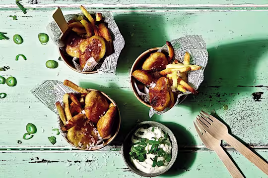 vegetariskt, nuggets, pommer frites, snabbt och enkelt recept, quorn.