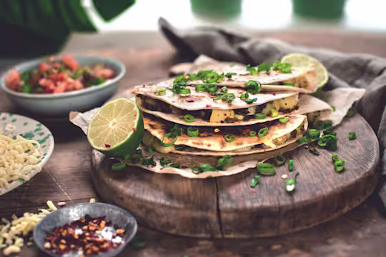 Quesadillas med Quorn