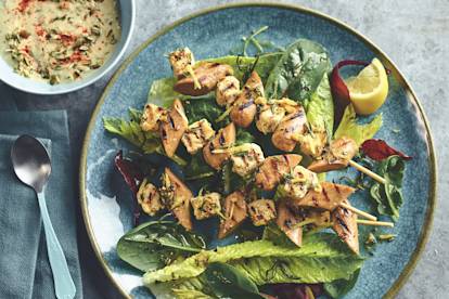 Spiedini di Salsiccia e Cubetti Quorn vegetariani