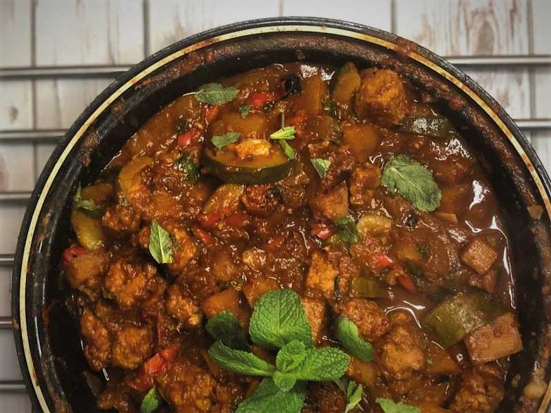 Vegetarian Vegetable Tagine Recipe With Meat-Free Quorn Pieces