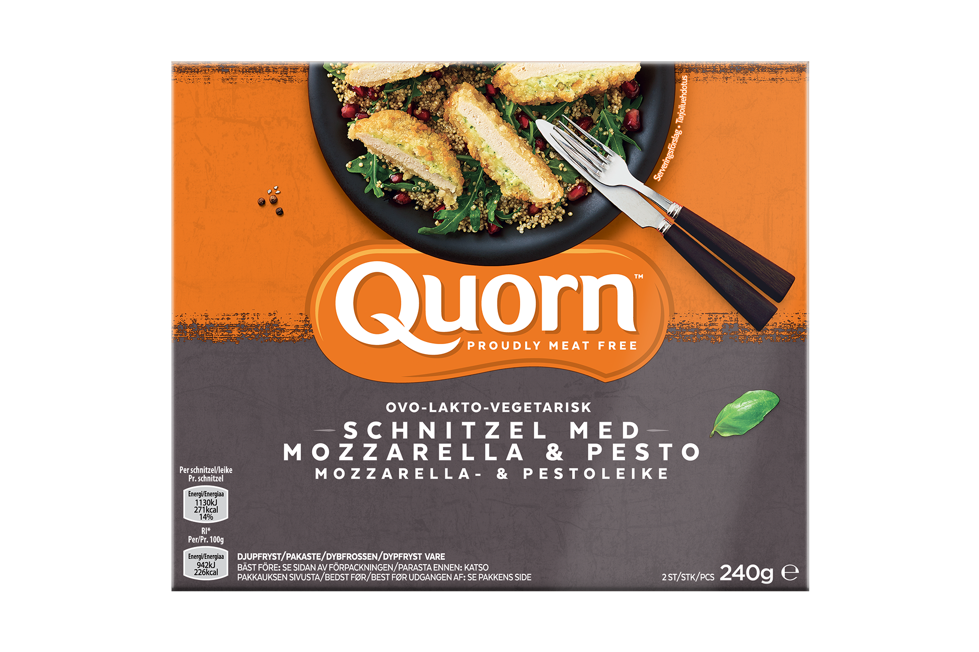 Quorn Mozzarella & Pesto Escalopes Quorn