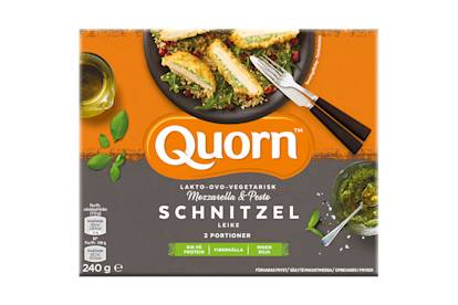 Quorn Ovo-Lakto-Vegetarisk Schnitzel med Mozzarella & Pesto