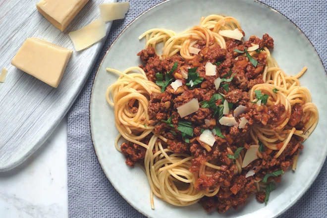 Spaghetti Bolognaise met Quorn Vegetarisch Fijngehakt-image