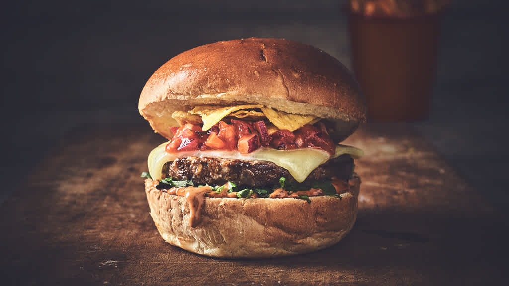 Quorn Nacho Burger | Vegetarian Burger | Quorn