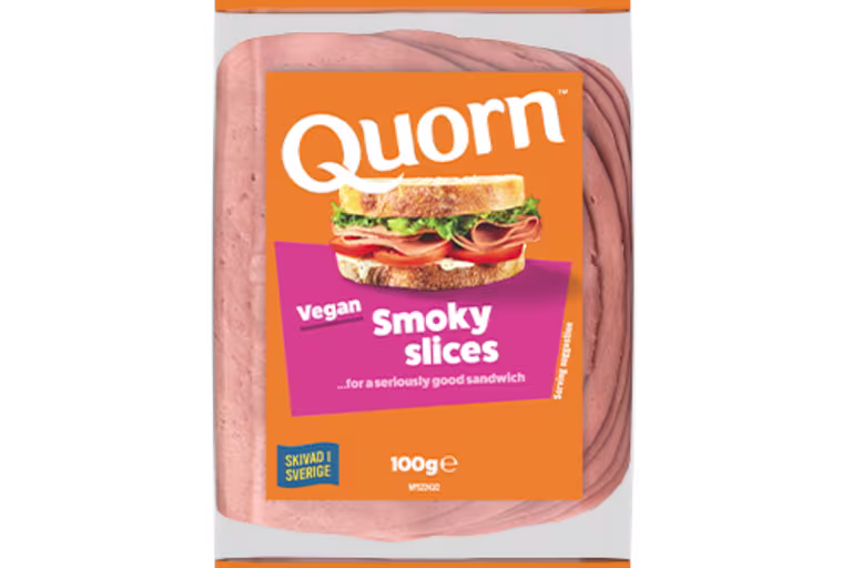 Quorn Vegan Pålägg - Skivor med Rökt Smak