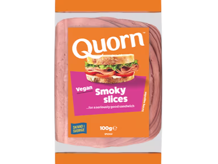 Quorn Vegan Pålägg - Skivor med Rökt Smak