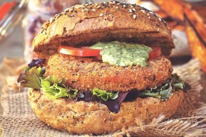 Quorn Vegan Meatless Spicy Patties with bbq beans recipe