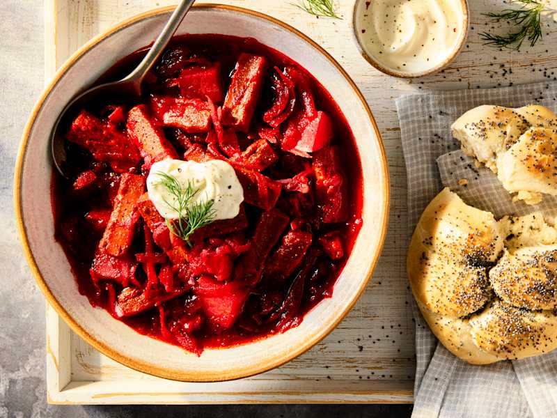 Vegetarian Borscht Soup | Quorn