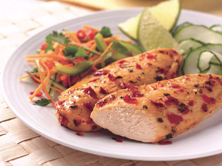 thai glazed quorn fillets recipe vegetarian recipe