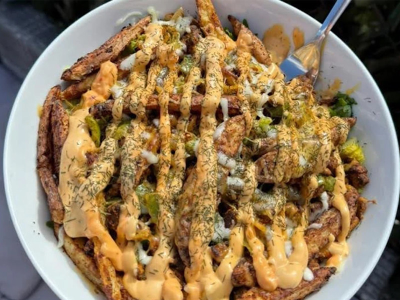 Vegetarian Burger in a Bowl | Quorn