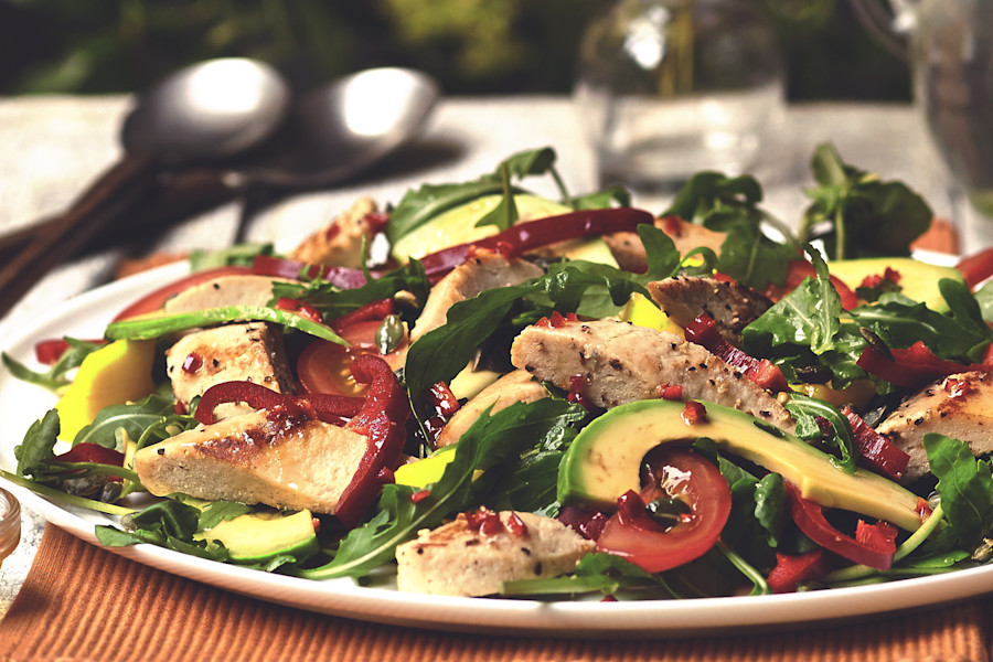 Brazilian Vegetarian Salad Recipe with Quorn Fillets | Quorn