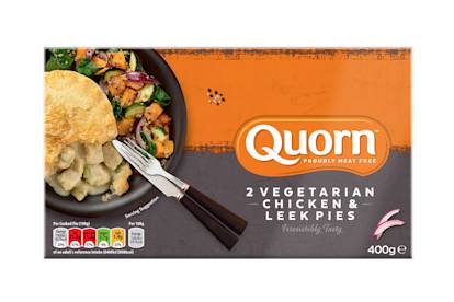 quorn frozen vegetarian chicken & leek pie
