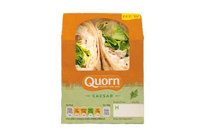 Vegetarian Chicken Salad Caesar Salad Wrap