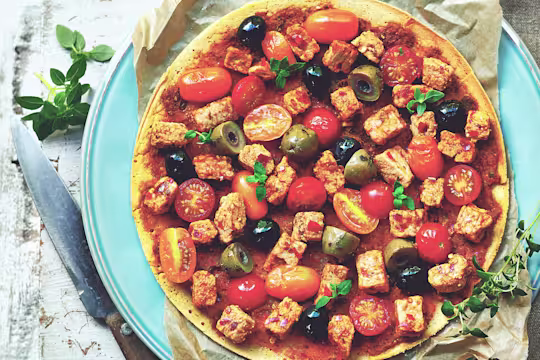 quorn vegan pieces mediterranean socca recipe