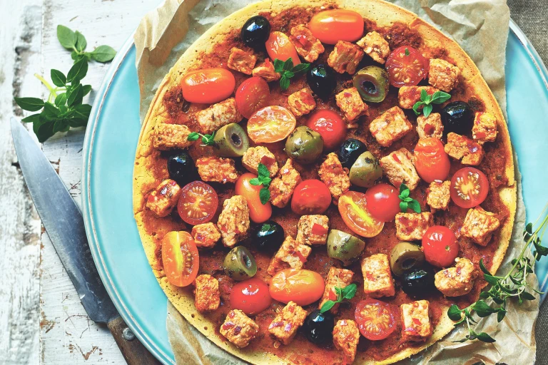 quorn vegan pieces mediterranean socca recipe
