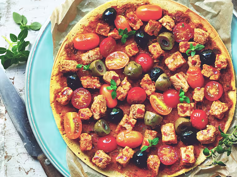 quorn vegan pieces mediterranean socca recipe
