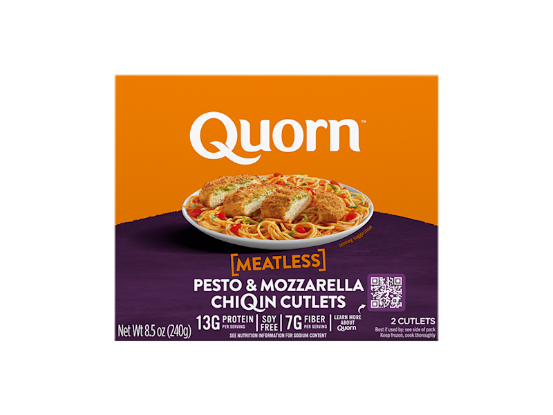 Quorn Meatless Pesto and Mozzarella Cutlets | Quorn
