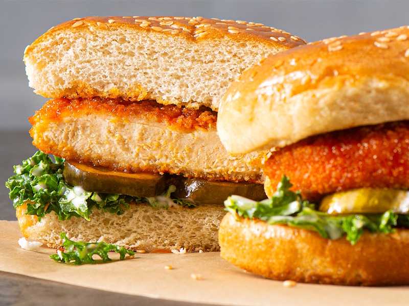 Vegetarian Nashville Sandwich Recipe With Quorn Southern Fried Burgers