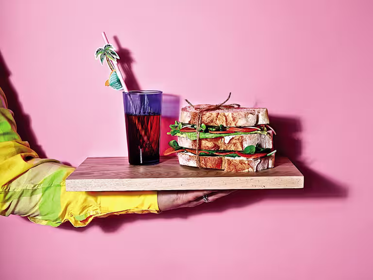 Quorn, vegansk, picknickmacka, vegansk pepperoni.