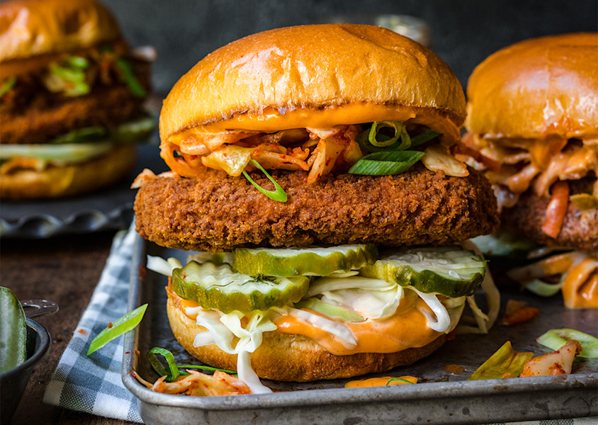 Quorn Korean Kickin’ ChiQin Sandwich | Quorn