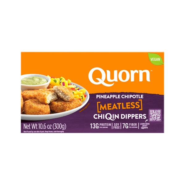 Quorn Vegan Meatless Pineapple Chipotle ChiQin Dippers 
