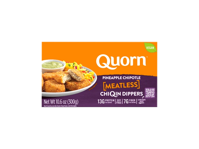 Quorn Vegan Meatless Pineapple Chipotle ChiQin Dippers 