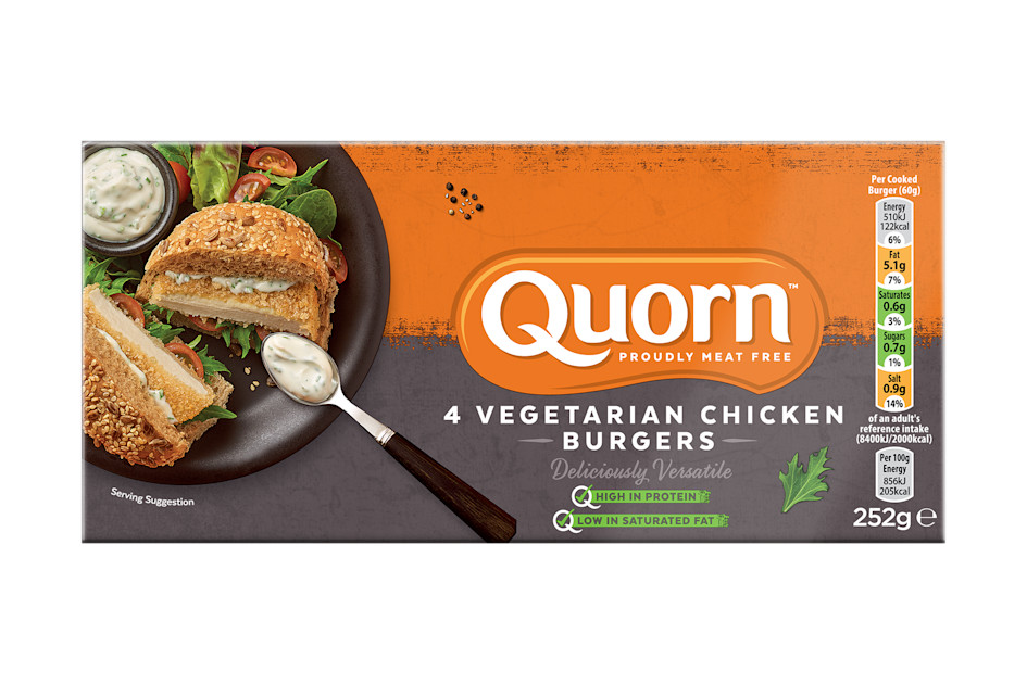 Quorn Vegetarian Chicken Burgers Quorn