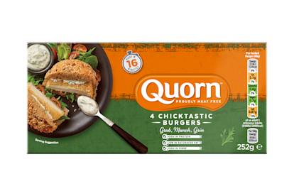 frozen Quorn Chicktastic Burgers