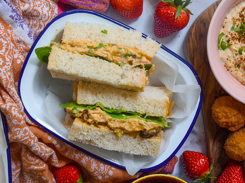 Vegetarian Coronation Sandwich | Vegan & Vegetarian Recipes | Quorn