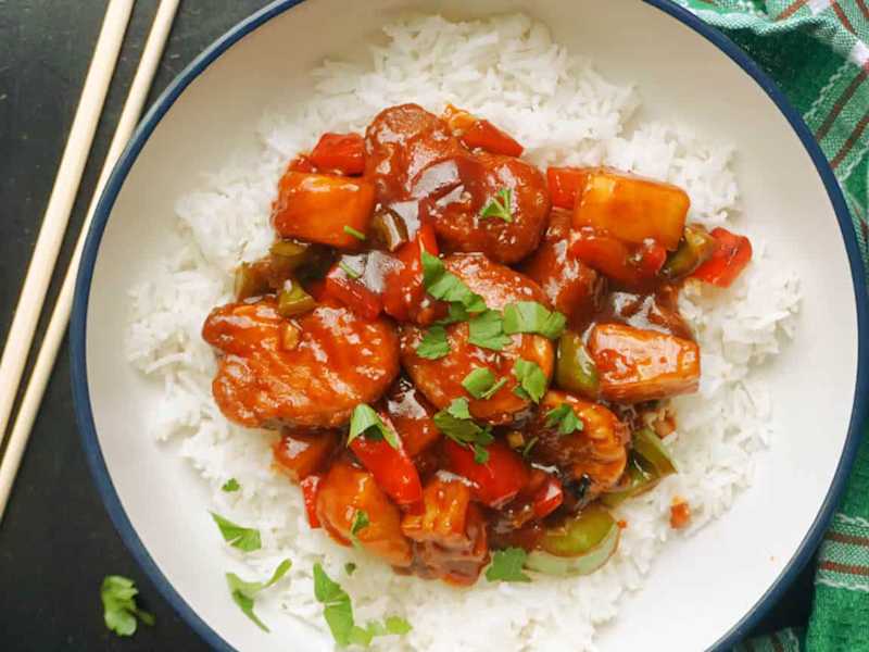 Vegetarian Sweet &amp; Sour Recipe With Meat-Free Quorn Nuggets
