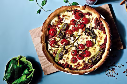 Vegetarisk, tacopaj, quorn-färs, smakrik, gott, snabbt, quorn.