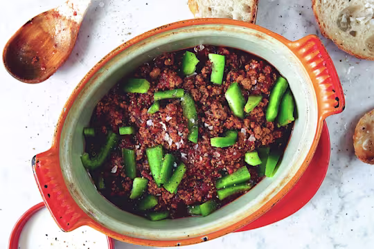 Vegetarisk gulaschsoppa - recept