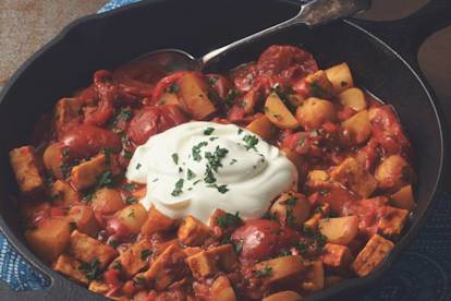 Vegetarisches Saftgulasch