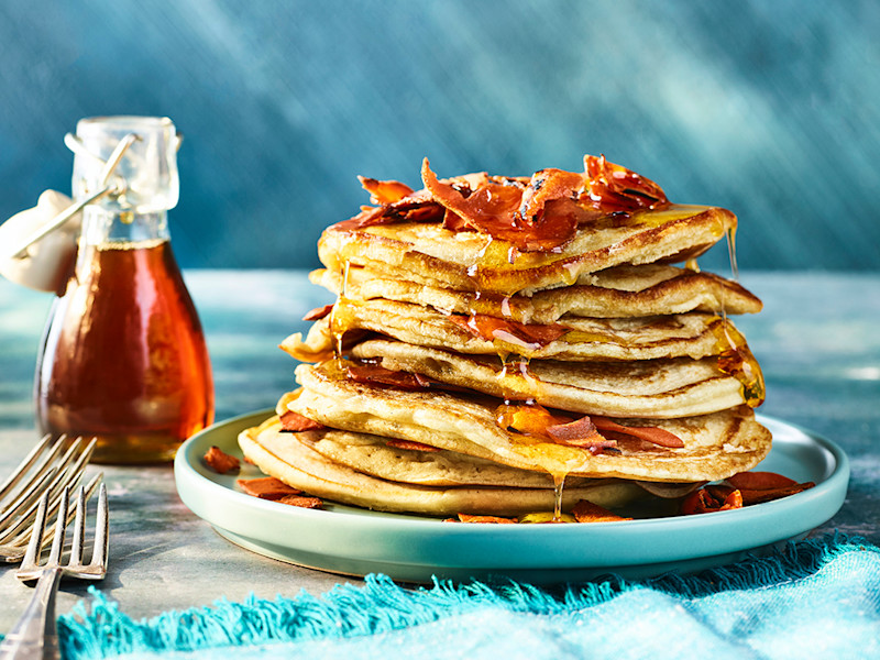 Vegan American Pancakes with Smoky Ham | Vegan Recipes | Quorn