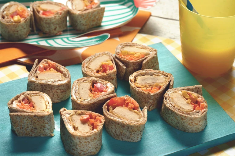 quorn crispy nugget tortilla roll ups vegetarian recipe