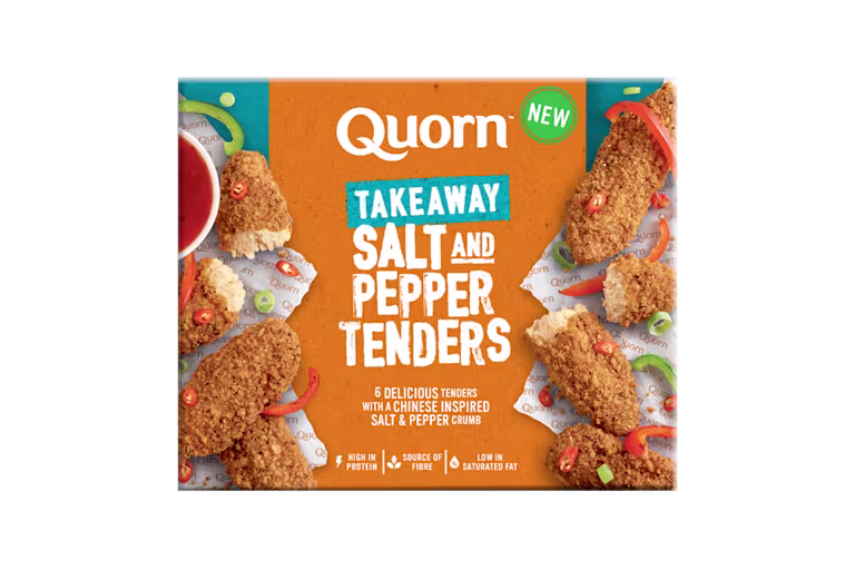 Quorn Salt & Pepper Tenders packaging