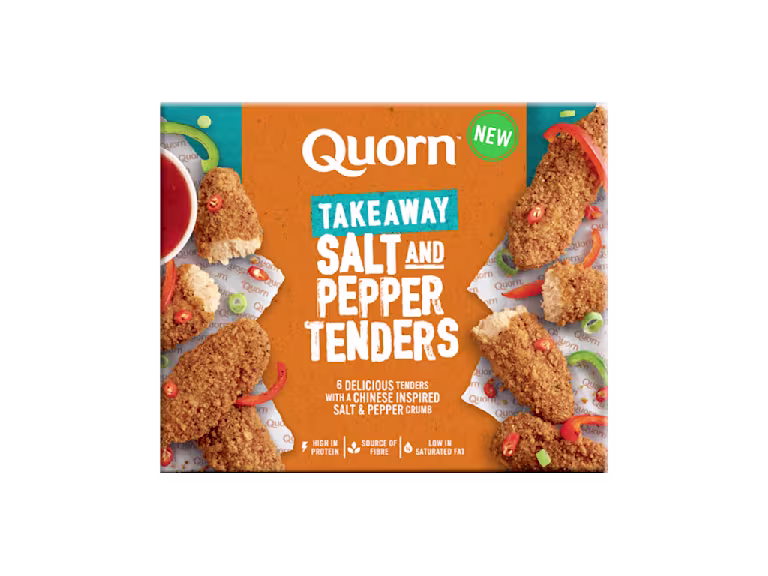 Quorn Salt & Pepper Tenders packaging